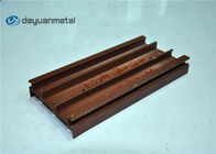 O alumínio de madeira da grão da liga 6063 perfila uma forma personalizada comprimento de 5,98 medidores