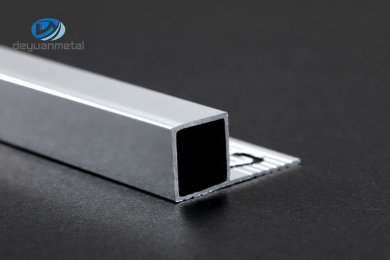 A telha da borda do quadrado de Chrome da luta contra a erosão apara o material moderado 10mm de T6 Alu6063