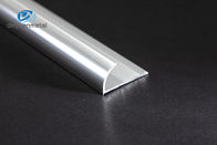 Perfis de canto de alumínio de canto redondos, perfis de alumínio da guarnição da borda de 12mm