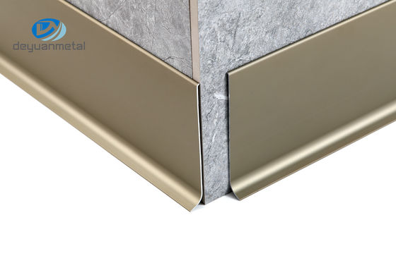 6063 resistência de corrosão alta anodizada de contorno de alumínio do tratamento da guarnição 150mm