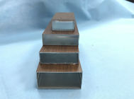 Extrusões de alumínio do quadrado de madeira da grão com liga 6060 6061 6063 6082
