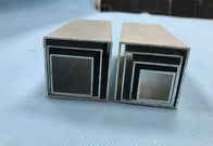 Extrusões de alumínio de anodização do quadrado espessura de 0.7mm a de 6mm