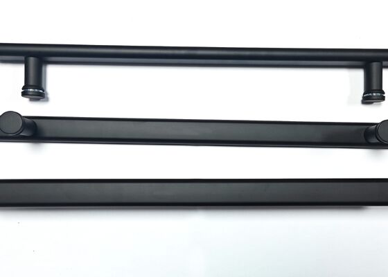 Matte preto/ polir prata de aço inoxidável